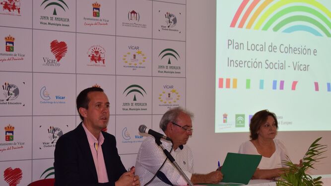 José María Martín y Antonio Bonilla, durante la presentación del Plan Local celebrada ayer.