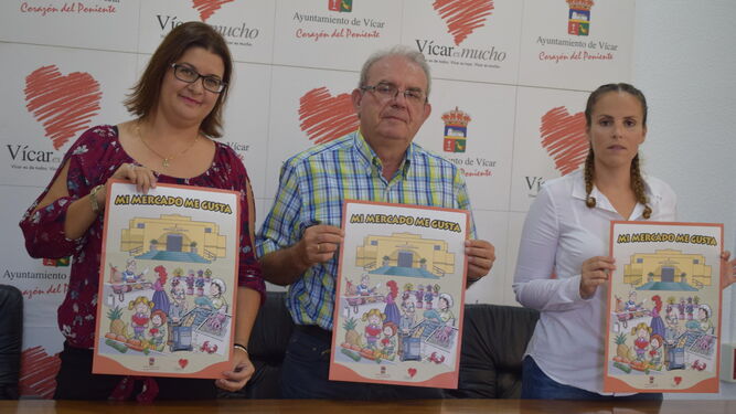 Luz María Fernández, Antonio Bonilla y Almudena Jiménez presentaron la campaña.
