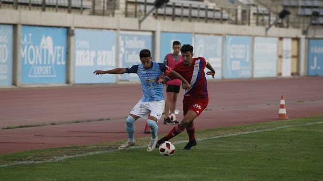 Los ejidenses cayeron por 0-1 ante el Recreativo de Huelva el pasado domingo.