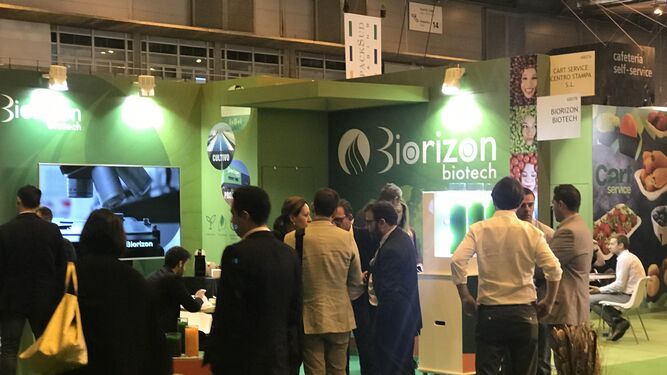 Expositor de Biorizon Biotech.