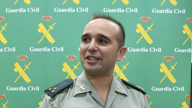 El capitán José María Zalvide, de la Policía Judicial de la Comandancia.
