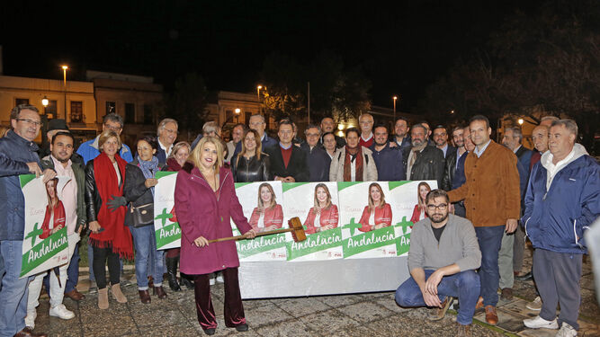 El PSOE inició la campaña en El Mamelón.