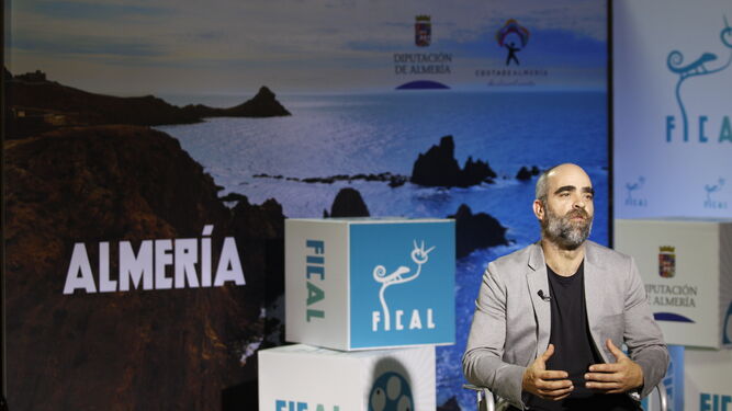 Luis Tosar, durante la entrevista con 'Diario de Almería'.