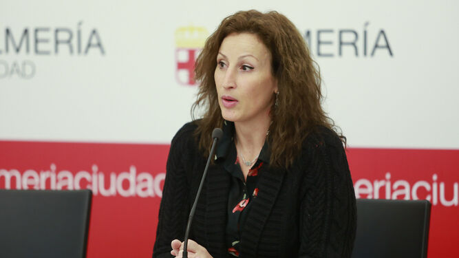 María Vázquez en rueda de prensa