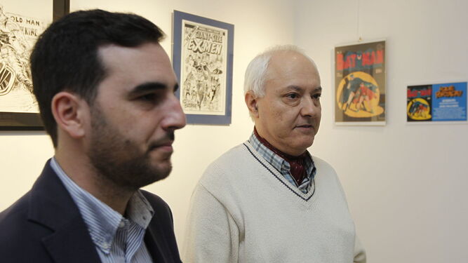 El concejal Carlos Sánchez junto a Diego Cara, alma mater de las Jornadas