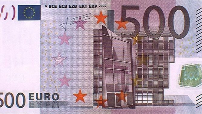 Un billete de 500 euros
