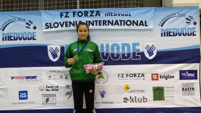 Cristina Teruel obtuvo medalla en el torneo disputado en Eslovenia