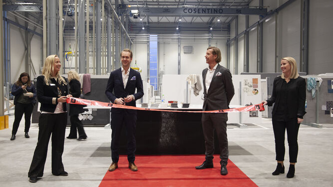 Inauguración del nuevo 'center' del Grupo Cosentino en Estocolmo.