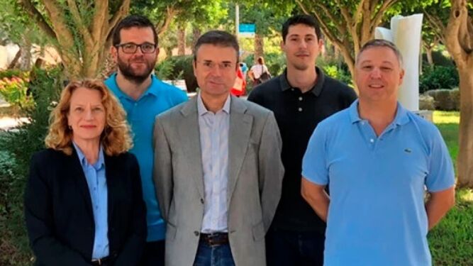 Investigadores del proyecto ‘SmarthAgriHubs’ en Almería.