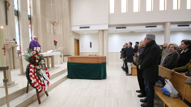 Misa funeral celebrada en el Tanatorio de Almería