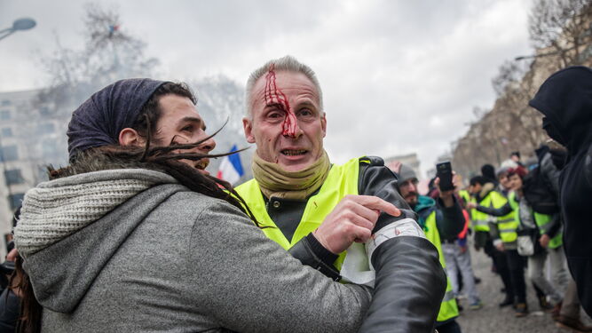 Disturbios en París durante las protestas de los 'chalecos amarillos'