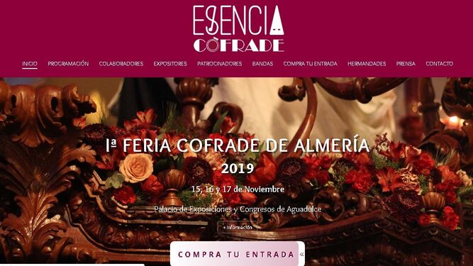 La página web de esta primera Feria Cofrade ya es una realidad.