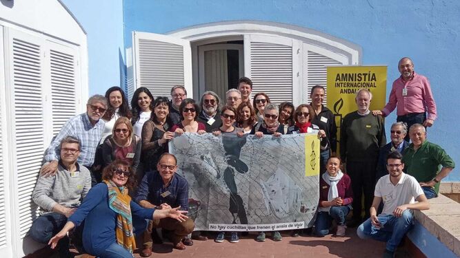 Amnistía Internacional Almería denuncia las muertes en el Mediterráneo.