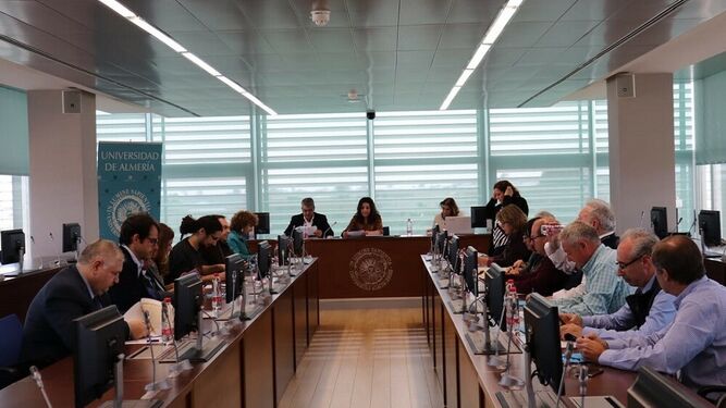 Pleno del Consejo Social de la Universidad de Almería del pasado martes 26 de marzo