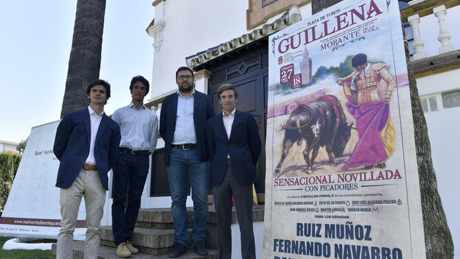 Fernando Navarro, José Ruiz Muñoz, Lorenzo Medina y Daniel de la Fuente.