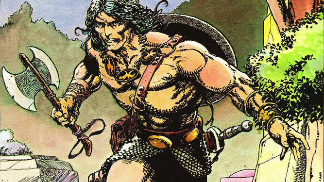 La obra recupera los colores originales de 'Conan el Bárbaro'.