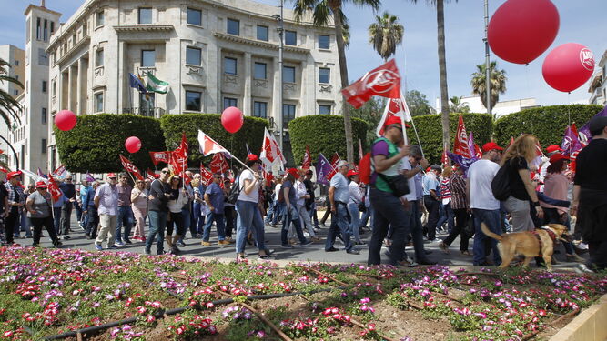 Fotogaler&iacute;a Manifestaci&oacute;n del Primero de Mayo. D&iacute;a Internacional de los Trabajadores. Almer&iacute;a