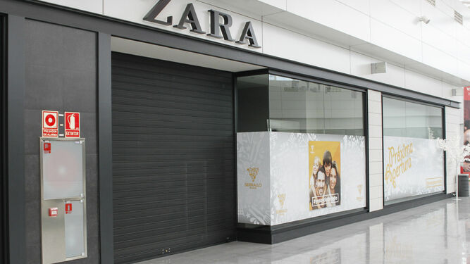 Entrada de una tienda de Zara del Grupo Inditex.