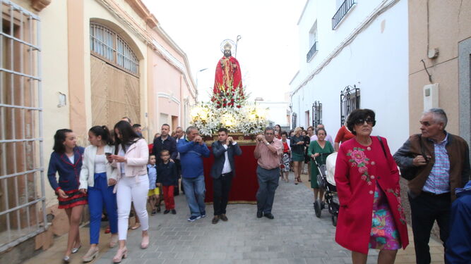 La procesión de San Indalecio puso el broche de oro a las fiestas.