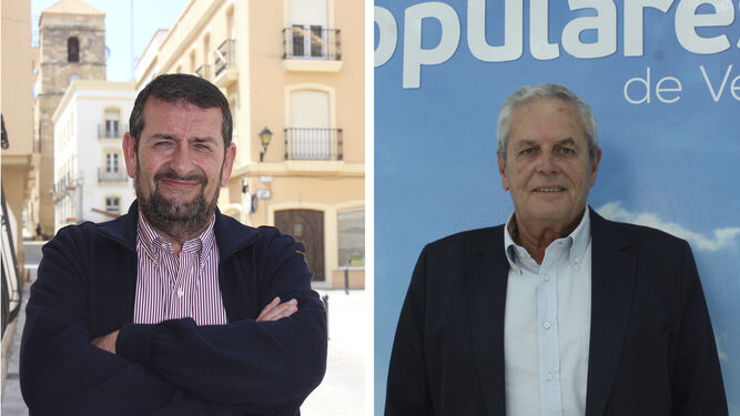 Martín Gerez (PSOE) y José Carmelo Jorge (PP), candidatos en Vera.