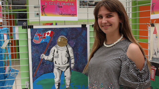 María Alvarez, de 16 años, ha ganado una beca para entrenar como astronauta.
