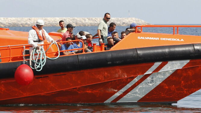 Justo hace una semana llegó otro centenar de inmigrantes a las costas almerienses