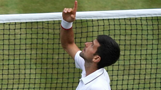 Djokovic, ganador del último Wimbledon