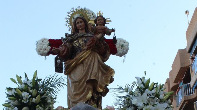 Im&aacute;genes de la procesi&oacute;n de la Virgen del Carmen en Garrucha