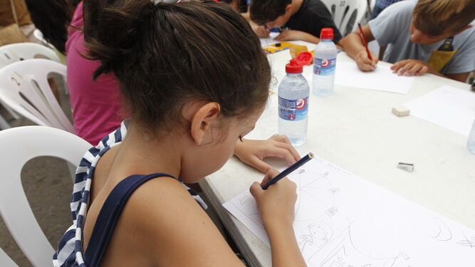 Fotogaler&iacute;a concurso infantil de pintura. Feria de Almer&iacute;a 2019