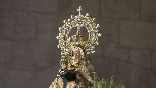 Fotogaler&iacute;a de la retirada de la Virgen del Mar para su restauraci&oacute;n