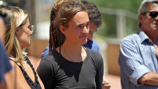 La capitana del 'Sea Watch3', Carola Rackete, tras declarar ante un tribunal siciliano el pasado 18 de julio.