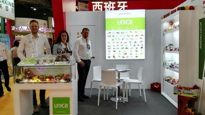 Unica se abre paso en el mercado oriental en Fruit Logistica Asia