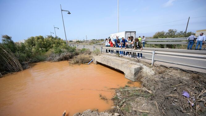 El alcalde de Almería y la consejera de Agricultura recorrieron ayer las zonas afectadas