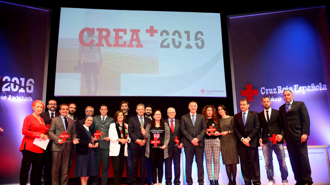 Los galardonados de los premios CREA+ en la edición anterior.