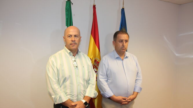 Antonio López y Francisco Barrionuevo, los dos ediles que han renunciado a seguir en Vox.
