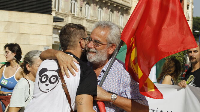 Fotogaler&iacute;a manifestaci&oacute;n apoyo independentismo catal&aacute;n en Almer&iacute;a