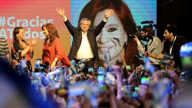 El peronista Alberto Fernández, presidente electo de Argentina tras ganar en primera vuelta las elecciones.