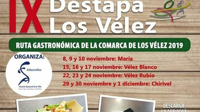 La comarca de Los Vélez ‘Destapa’ sus mejores sabores culinarios