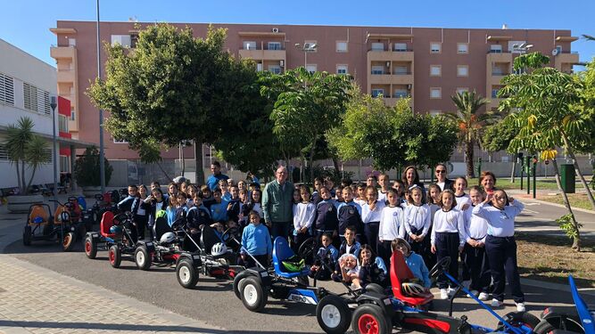 El Parque Infantil de Tráfico se convierte en visita provincial obligada para los colegios de Almería
