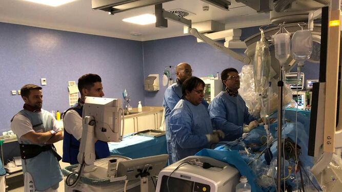 Torrecárdenas realiza la primera intervención con crioablación en pacientes cardíacos