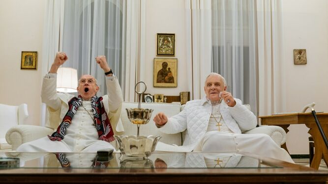 Un papa argentino y otro alemán ven la final del Mundial de 2014.