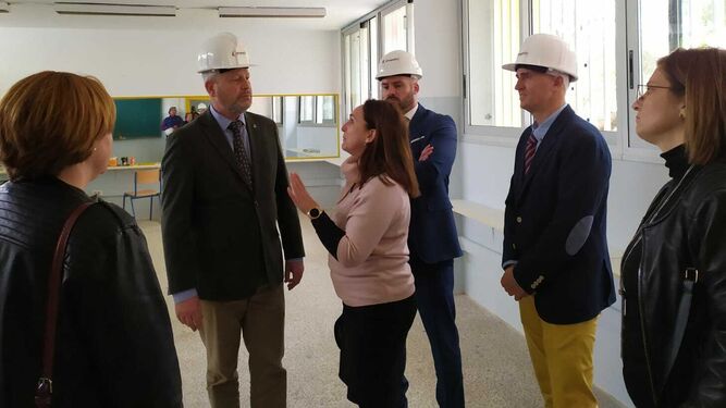 El consejero de Educación visita las obras del CEIP San Luis y del IES Alhadra de Almería