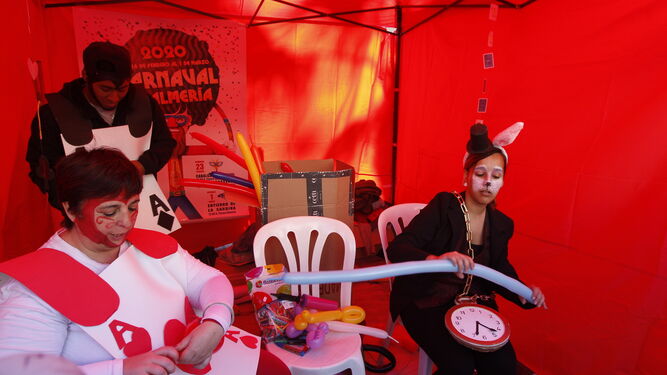 Gran participación en los talleres celebrados en torno al Carnaval.