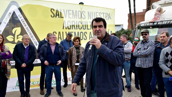 Detienen a Andrés Góngora (Coag Almería), tras lo ocurrido en la manifestación del pasado 18 de febrero