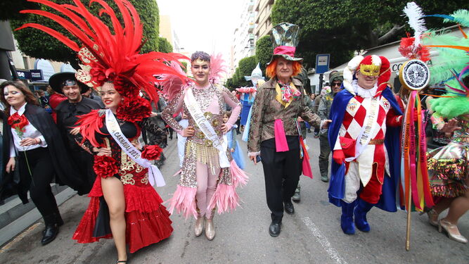 Entre las personas que no faltaron a la cita se encontraba Nicolás Castillo, el hombre fuerte del Carnaval.