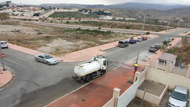 Calles y aceras en Almería