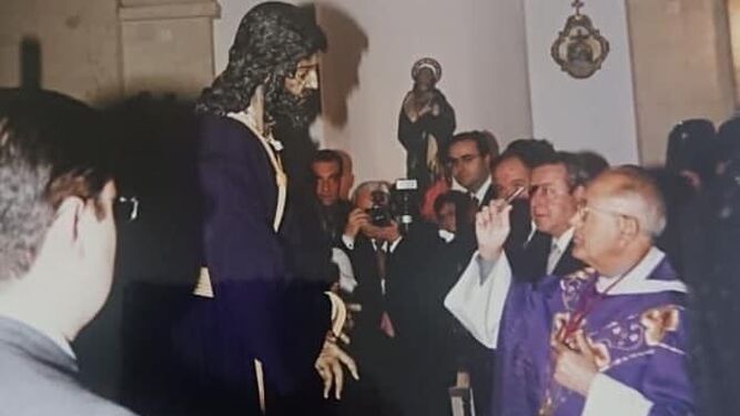 Bendición de Nuestro Padre Jesús de las Penas el 18 de marzo de 2001.