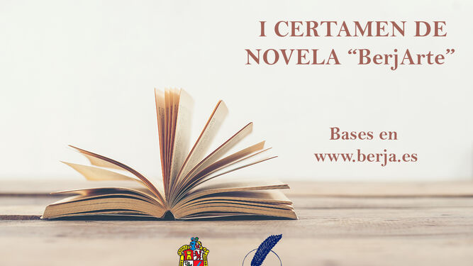 Cartel del certamen de novela ‘BerjArte’.