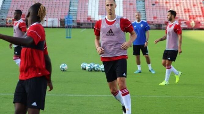 Petrovic, en un entrenamiento.