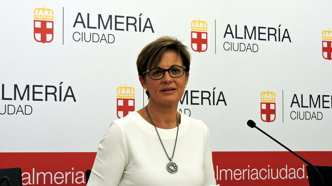 Adriana Valverde, portavoz del PSOE en el Ayuntamiento de Almería.
